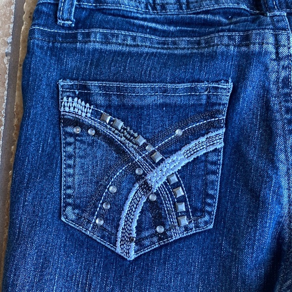 D Denim Dark Wash Skinny Jeans, Size 7 - Picture 7 of 8